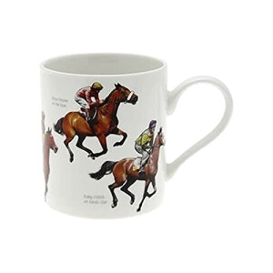 Mug Cheval blanc porcelaine coffret cadeau