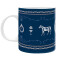 Mug Cheval bleu céramique 320 ml - miniature variant 1