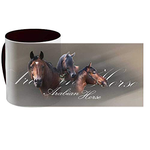 Mug Cheval noir personnalisé variant 1 