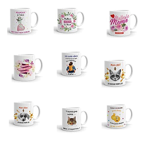 Mug Cheval air céramique personnalisé 320 ml variant 3 