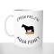 Mug Cheval blanc céramique 325 ml - miniature