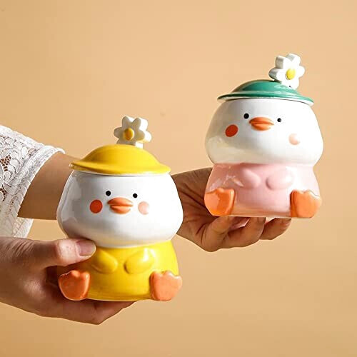 Mug Canard jaune céramique 3D variant 2 