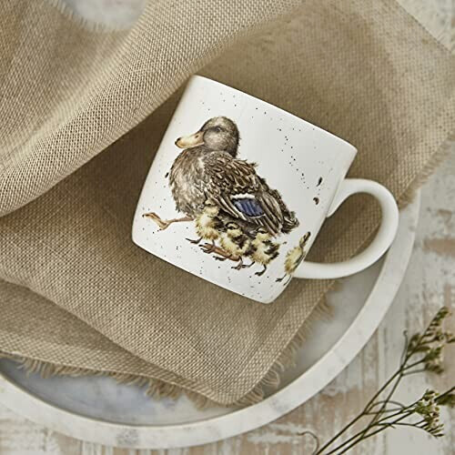 Mug Canard blanc porcelaine coffret cadeau variant 0 