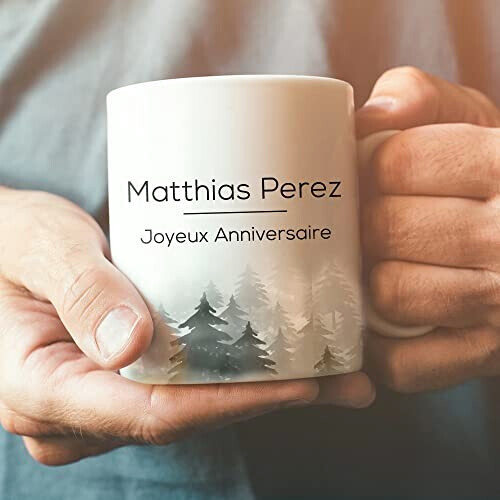 Mug Cerf céramique personnalisé 25 cl variant 0 