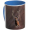 Mug Cerf bleu personnalisé - miniature