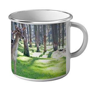 Mug Cerf blanc