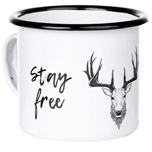 Mug Cerf noir 300 ml