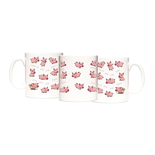 Mug Cochon blanc céramique 325 ml variant 0 