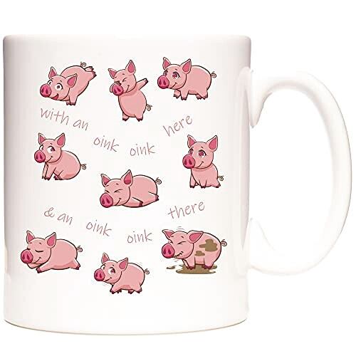 Mug Cochon blanc céramique 325 ml variant 1 