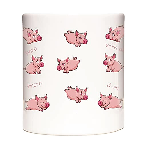 Mug Cochon blanc céramique 325 ml variant 3 