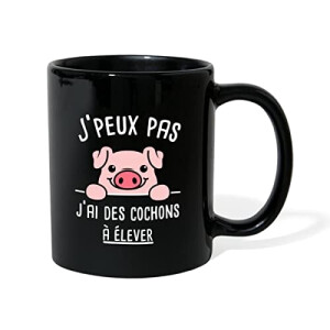 Mug Cochon noir
