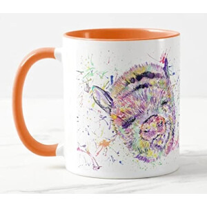 Mug Cochon couleurée céramique 325 ml