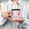 Mug Cochon rose céramique magique - miniature variant 4