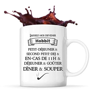 Mug Le Seigneur des anneaux blanc céramique