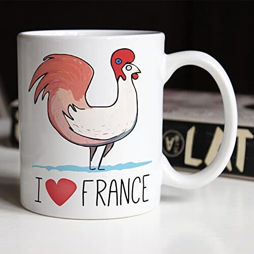 Mug Coq blanc céramique 350 ml variant 0 