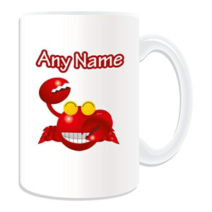 Mug Crabe rouge personnalisé