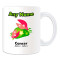 Mug Crabe blanc personnalisé - miniature