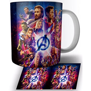 Mug Avengers blanc céramique 325 ml