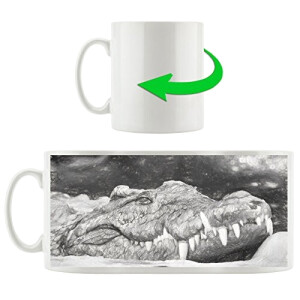 Mug Crocodile blanc céramique 300 ml
