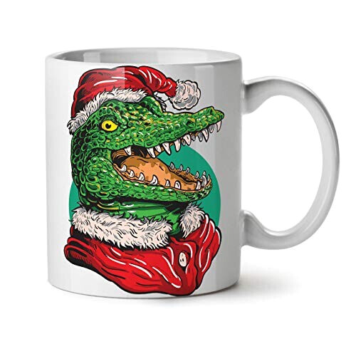 Mug Crocodile blanc céramique