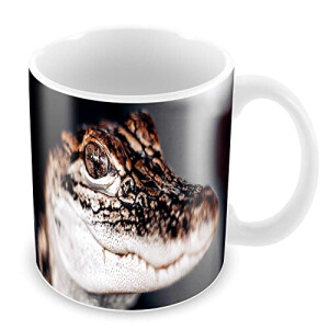 Mug Crocodile blanc céramique