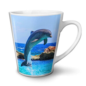 Mug Dauphin blanc céramique