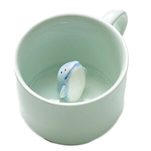 Mug Dauphin céramique porcelaine 3D 250 ml