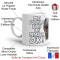 Mug T-rex - Dinosaure - blanc - miniature variant 2