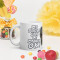 Mug T-rex - Dinosaure - blanc - miniature variant 7