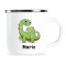 Mug Dinosaure blanc personnalisable 300 ml - miniature