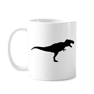 Mug Dinosaure noirs céramique porcelaine 350 ml