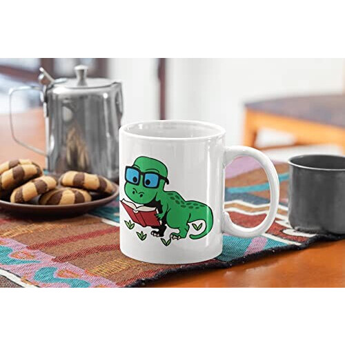 Mug Dinosaure vert personnalisé variant 1 