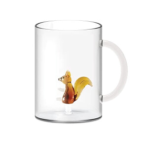 Mug Écureuil transparent 420 ml