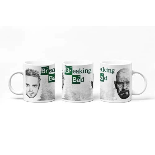 Mug Breaking Bad blanc céramique 350 ml