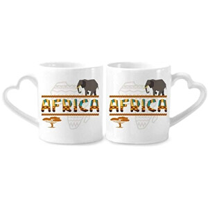 Mug Éléphant multicouleur céramique