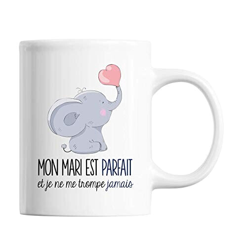 Mug Éléphant blanc céramique variant 0 