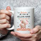 Mug Éléphant rose céramique personnalisé 325 ml - miniature variant 3