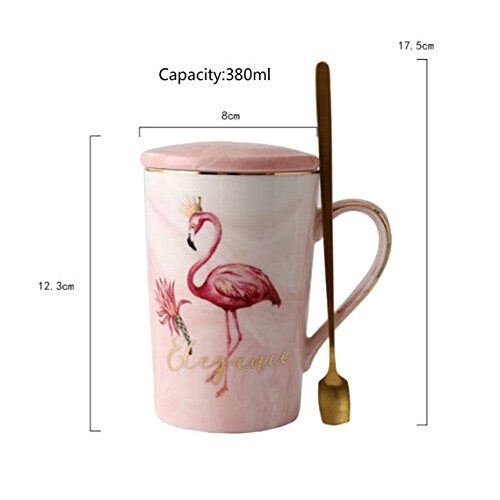 Mug Flamant rose rose céramique 380 ml variant 0 