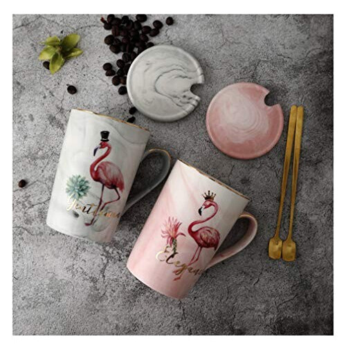 Mug Flamant rose rose céramique 380 ml variant 1 