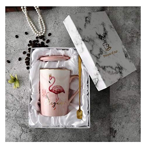 Mug Flamant rose rose céramique 380 ml variant 4 