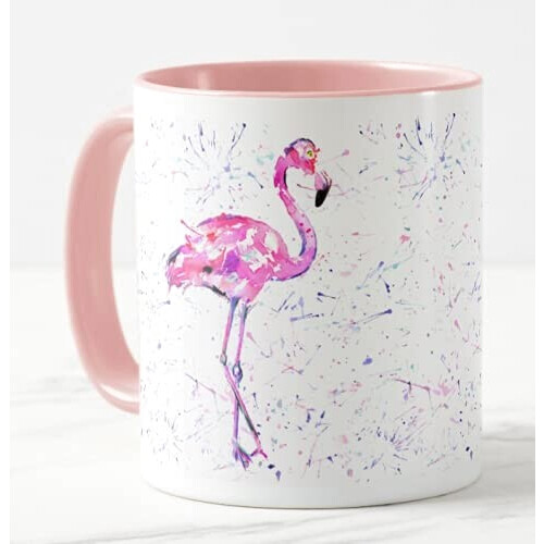 Mug Flamant rose rose céramique 325 ml variant 0 