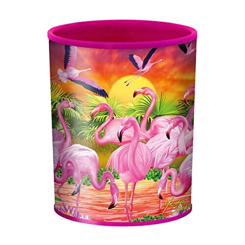 Mug Flamant rose air plastique 3D 300 ml variant 1 