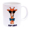 Mug Girafe multicolore céramique 325 ml - miniature