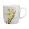 Mug Girafe gris céramique porcelaine - miniature