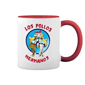 Mug Los Pollos Hermanos - Breaking Bad - rouge céramique