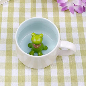 Mug Grenouille céramique porcelaine 3D 350 ml