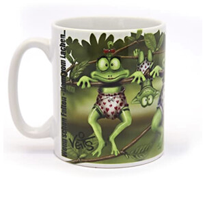 Mug Grenouille blanc céramique