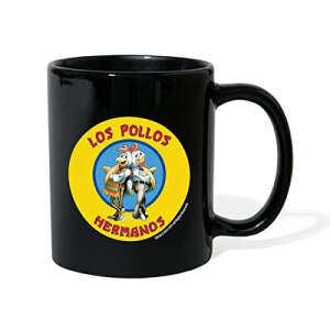 Mug Walter White, Los Pollos Hermanos - Breaking Bad - noir logo 325 ml