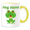Mug Grenouille jaune céramique - miniature
