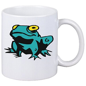 Mug Grenouille blanc céramique 330 ml